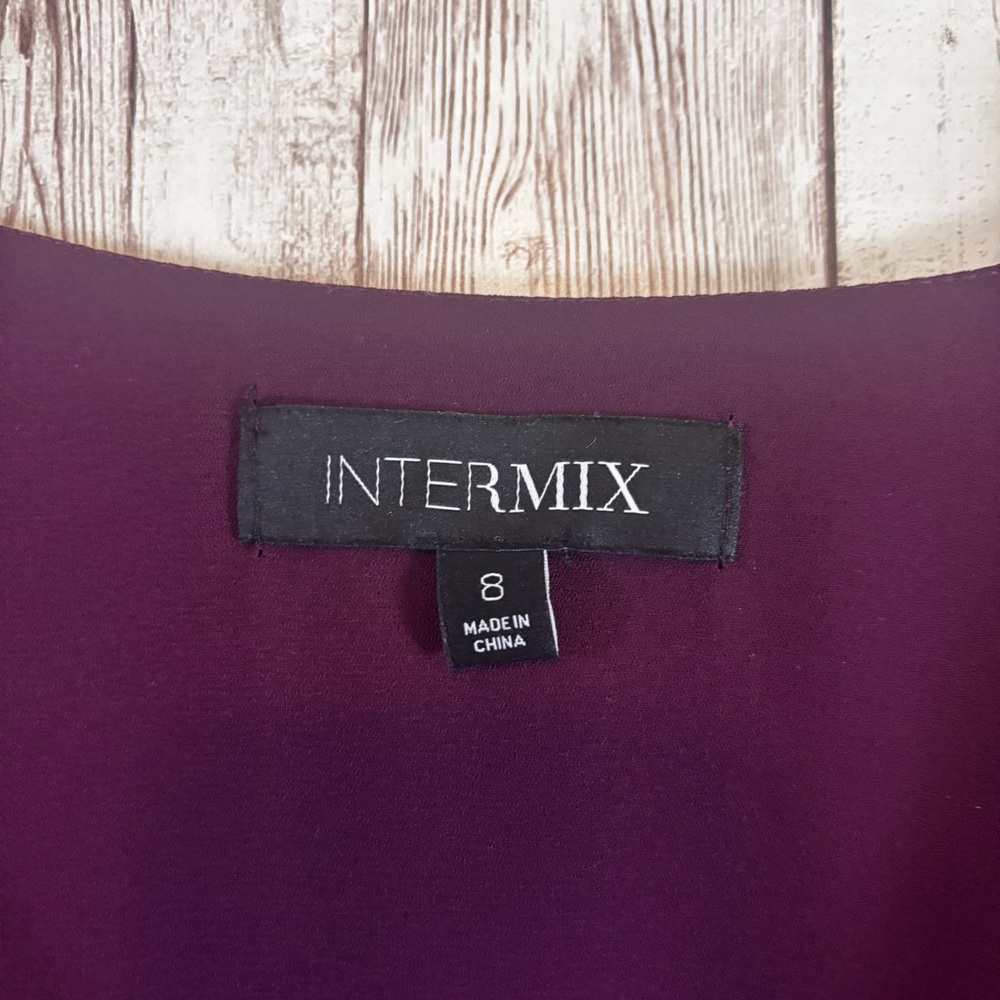 Intermix Nadia Silk Jacquard Midi Dress - Picture 7 of 10